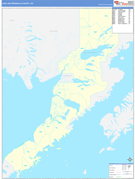 Lake and Peninsula Borough (County), AK Digital Map Basic Style